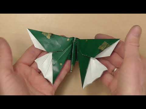 🐛ORIGAMI BUTTERFLY | SIMPLE AND BEAUTIFUL TUTORIAL (Michael G. La Fosse)