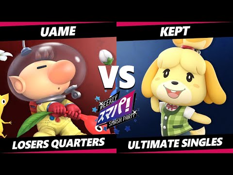 Sumapa 166 TOP 8 - kept (Isabelle) Vs. uame (Olimar) Smash Ultimate - SSBU