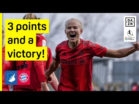 HIGHLIGHTS | TSG Hoffenheim vs FC Bayern München (Frauen Bundesliga 2024-25 Matchday 14)