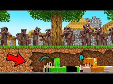 VILLAGERS VIRARAM ZUMBIS NO MINECRAFT