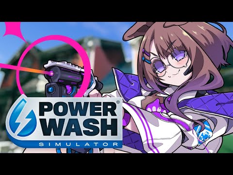 【PowerWashSimulator】心も身体も建物も綺麗に🧼【狛江撫子🐶🧪】