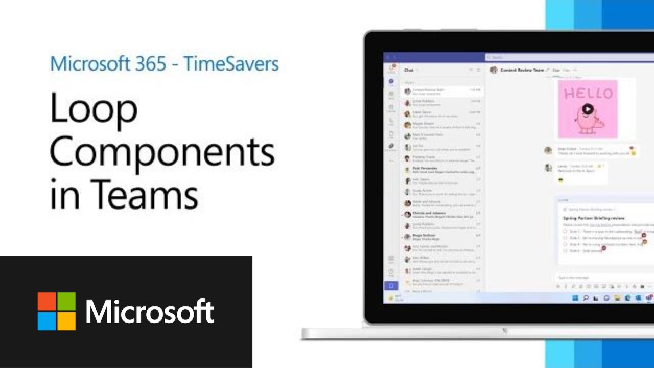 How to use Loop Components in Teams | Microsoft 365 TimeSavers