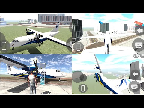 BIG AEROPLANE FLYING SECRET CHEAT CODE 🤑 ? IN INDIAN BIKE DRIVING 3D NEW UPDATE 2024