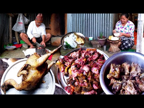 village local chicken curry recipe by a village family || Rural Nepal Quest ||