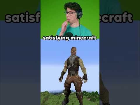Most Satisfying Minecraft Animation😍🥰 #reaction