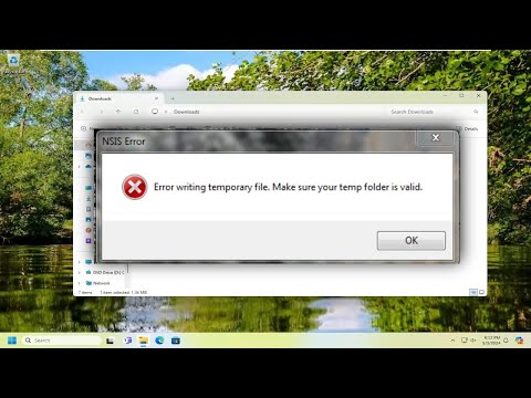 Fix: Error Writing a Temporary File, Make Sure Your Temp Folder Is Valid