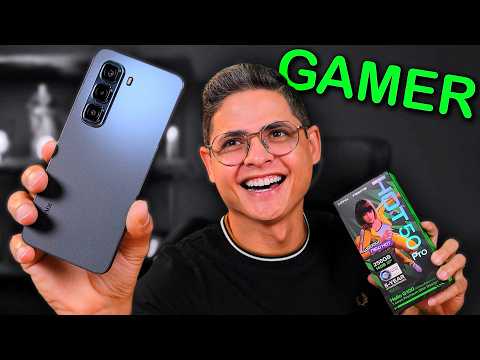 Infinix Hot 50 Pro - O NOVO CELULAR GAMER CUSTO-BENEFÍCIO! Unboxing e Impressões