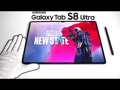 (ENGLISH) Samsung Galaxy Tab S8 Ultra - Best Android Tablet? (Minecraft, PUBG, Fortnite)