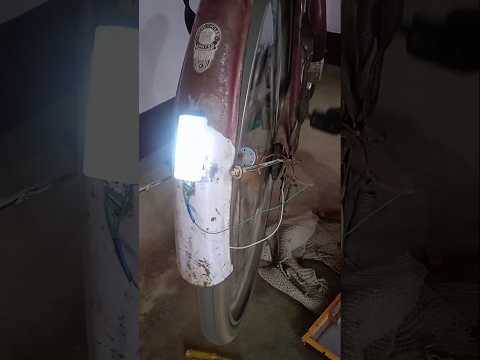 Cycle Indicator light •Dc motor |Cycle light making without Battery #freeenergy