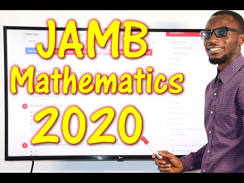JAMB CBT Mathematics 2020 Past Questions 1 - 15