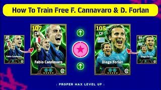 How To Train Free Epic Fabio Cannavaro & Diego Forlan In eFootball 2025 Mobile