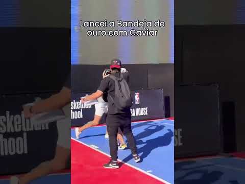 Bandeja de ouro com a NBA!