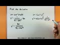 Derivatives of Inverse Trigonometric Functions