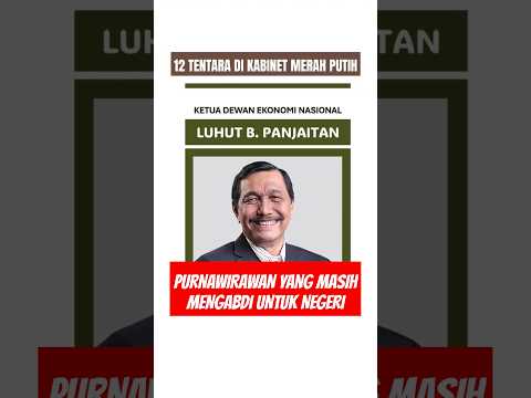Daftar Tentara (Purnawirawan) di Kabinet Merah Putih #kabinetmerahputih #kabinetprabowogibran