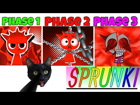 SPRUNKI INTRO ANIMACIÓN VS SPRUNKI HORROR INTRO VS FASE 3 INTRO VS GATOS YOUTUBERS