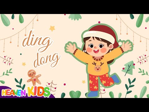 Ding Dong 🎵🎸☃️ | Canciones Navideñas para niños 2024🎅🏻| Heaven Kids 🎈✨