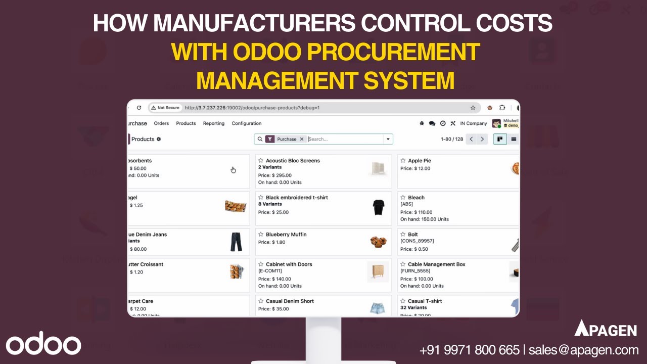 Odoo Procurement Management System: Automate Inventory, Vendors & Payments | Live Odoo Demo | 30.01.2026

Manufacturing profits are not made only by selling more - they are protected by buying right. In this Odoo demo, we show how an ...