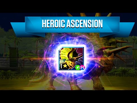 JURASSIC WORLD MOBILE MÌNH NÂNG CẤP THÀNH CÔNG HEROIC ĐẦU TIÊN TRIKE