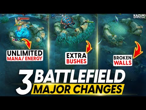 3 NEW BATTLEFIELD EFFECTS THAT WILL BE A GAME CHANGER IN RANK GAMES | EXTRA BUSH | NEW MAP