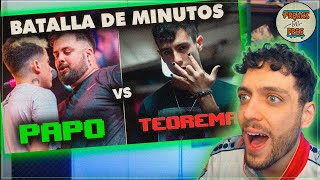 ¡PAPO vs TEOREMA! 🔥 - 👾[BATALLA DE MINUTOS] 👾 ¿QUIÉN GANA PARA TI? 🤔