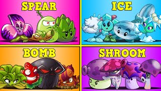 Random 15 Team Plants & Mint Level 1 - Who Will Win? - PvZ 2 Team Plant vs Team Plant