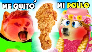 NIÑO con DERECH0 me R0BÓ mi POLLO I Hilos con cheems