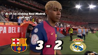 Copa del Rey - Final - Barcelona vs Real Madrid, Lamine Yamal Masterclass.
