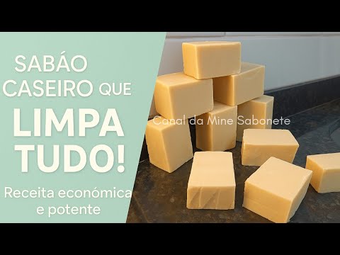 Sabão Caseiro que Limpa Tudo! Receita econômica e potente