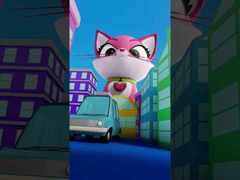 Un gato gigante ataca #español #rositafresita