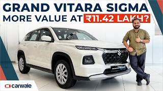 2025 Maruti Grand Vitara Sigma Base Variant Walkaround | Price, Interior & Features Detailed