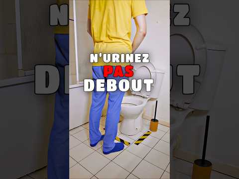 Ne faites plus PIPI debout ! #science #apprendre