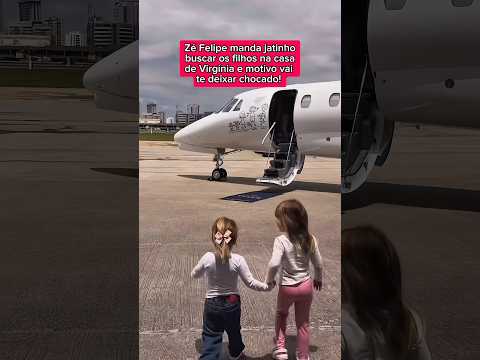 Zé Felipe manda jatinho buscar os filhos na casa de Virgínia e motivo vai te deixar chocado!