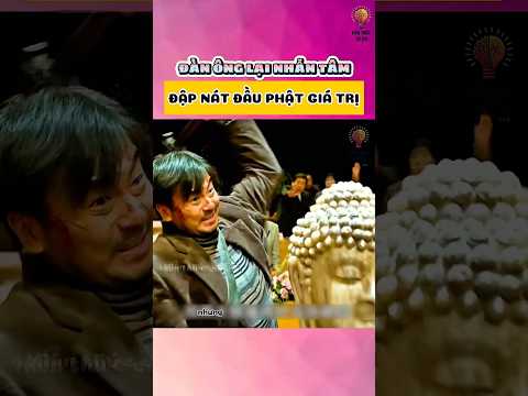 Đàn ông nhẫn tâm đập nát tượng đầu Phật và cái kết