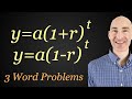 Exploring Exponential Growth and Decay Functions
