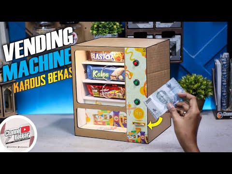 Membuat Vending Machine Dari Kardus Mesin Makanan Otomatis