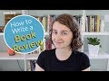 Writing Effective Book Reviews