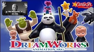 Colección de DREAMWORKS en Carls Jr. (2025) | SHREK, Kung Fu Panda, Boss Baby, Gato - TOY SHOTS