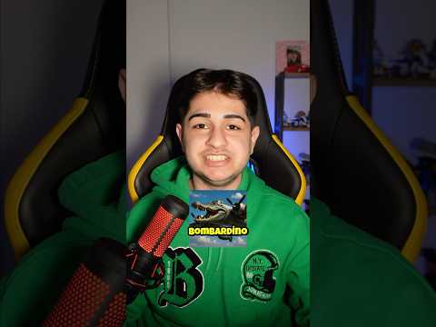 1 saatte tasarladığım bombardino crocodiloyu ilk defa göreceksiniz