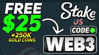stake us promo code - WEB3 for FREE $25 and 250K Gold Coins BONUS. stake us code 2025 review