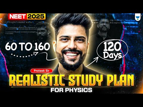 Realistic 120-Days Strategy to Score 160 in Physics in NEET 2025 | Most Imp Chapters | Prateek Jain