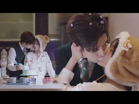 霸总陪灰姑娘做蛋糕，互相为彼此过生日，灰姑娘求爱被拒强吻霸总！⭐【我是岁月你是星辰 chinesedrama】