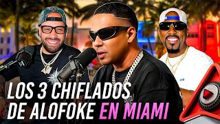 LOS TRES CHIFLADOS EN MIAMI MONTANDO PILAS DJ NABIL ALOFOKE Y EL DOTOL NASTRA