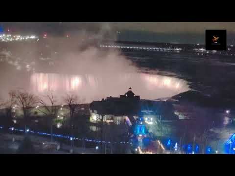 Niagara falls night illumination lights: This Was Unexpected!!