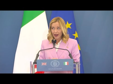 GIORGIA MELONI IN CONFERENZA STAMPA CON IL PRIMO MINISTRO DEL REGNO UNITO KEIR STARMER