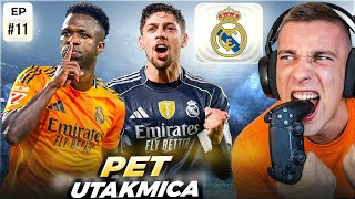 BOLESNA FORMA VINICIUSA I PET UTAKMICA U EPIZODI ! REAL MADRID KARIJERA #11