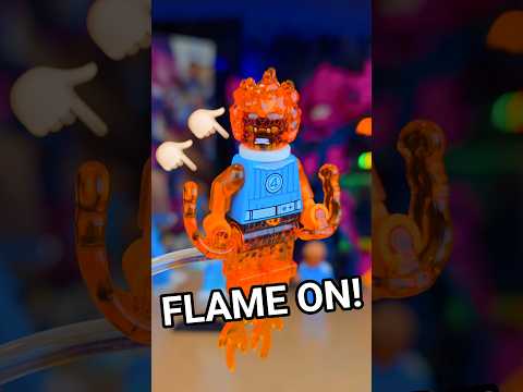 I Made LEGO Human Torch FLAME ON! 🔥