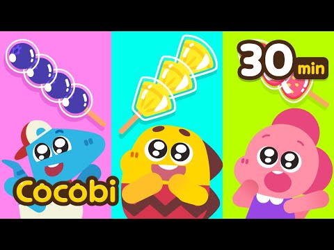 ¡Me Encantan los Tanghulus de Colores!😋💖 | Canciones Infantiles | Kids Songs | Cocobi