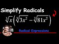 Simplifying Cube Roots and Radicals