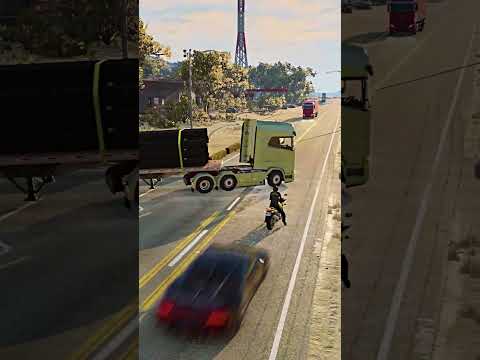 Realistic Highway Car Crashes #201