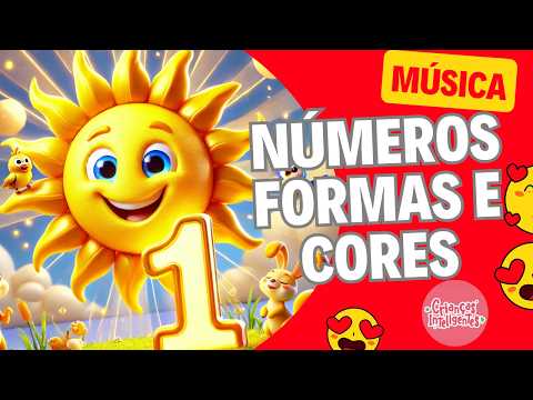 NÚMEROS CORES E FORMAS - MÚSICA - CRIANÇAS INTELIGENTES - JP KIDS #criançasinteligentes #jpkids